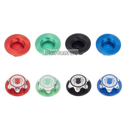 4PCS RC 17MM Hex Wheel Nut Dustproof Anti-Skid Mount Cap CNC Aluminum Compatible with 1/8 Buggy Off Road Monster Truck Car Traxxas X-Maxx Summit E-Revo HPI HSP Losi Kyosho Tamiya (Green) - color: Green