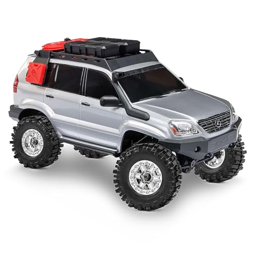 1.3" Wheel Tires Aluminum Wheel for 1/18 1/24 SCX24 TRX4M Upgrade RC Crawler Car (silvery) - color: silvery-2
