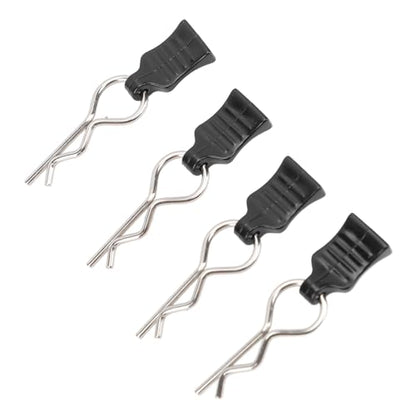 RC Car Body Pin with Pull Tabs Secure Connection Durable Plastic Metal Construction RC Body Clip for 124008 124010 124006 144016 144018 Hobbyists Racing Enthusiasts Off Road Use