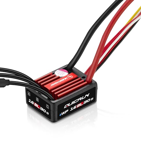 HobbywingQuicRun 16BL30 2-3s lipo ESC 1/16 1/18 Speed Controller for RC Car | for 1/16 1/18 Scale RC Car Trucks