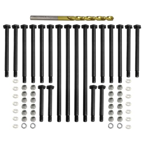 Hardened Steel Front Rear Suspension Arm PIN 7740 7741 7742 for 1/5 X-MAXX 6S 8S 1/6 XRT RC Car Upgrades（Black）