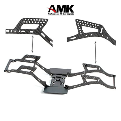 RC Frame Chassis Kit for 1/10 RC Rock Crawle, Gen2 Carbon Fiber LCG Chassis Rails Kit, 72g Lightweight Thickened Cheater Rigs Frame Rails for 1/10 RC Rock Crawler Axial SCX10 (Gen2 LCG Chassis Kit) - color: Gen2 Lcg Chassis Kit