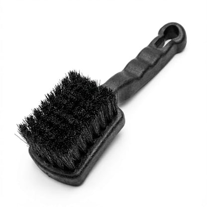 Car Wheel Wash Brush, Soft Bristle Non-Scratch Automotive Tire Cleaning Brush with Short Handle, Universal Vehicle Rim Detailing Tool Accessories for RV, SUV, Truck, Motorcycle(1PC) - size: 1PC