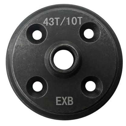RC Differential Gear Set 43T/10T, Steel Ring & Pinion Gears, EXB-Style Differential Replacement