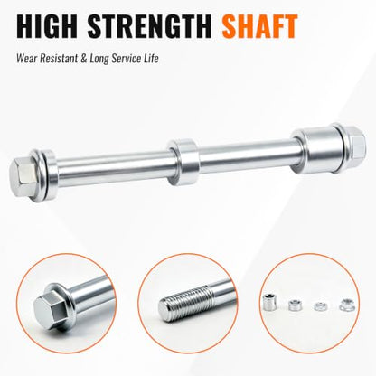 Minho 12mm 185mm Front Rear Axle with Bushing 5mm 20mm Fit for PIT PRO Dirt Bike Scooter QUAD ATV - size: 12-185mm