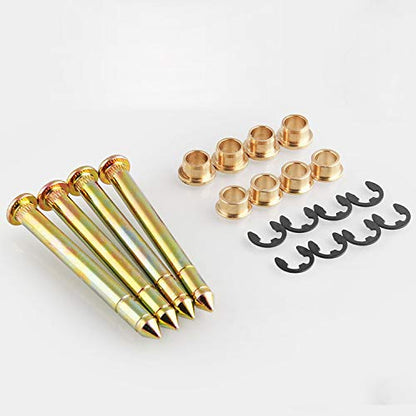 Door Hinge Pin and Bushing Kit Hinge with Pin LEDAUT Replacement for Ford F150-F350 Bronco SUV - size: OT240
