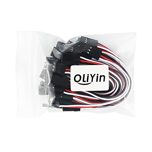 20pcs 3.93inch 10cm 100mm Servo Extension Lead Wire Cable Male to Male KK MK MWC 26awg Servo Wire