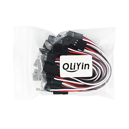 20pcs 3.93inch 10cm 100mm Servo Extension Lead Wire Cable Male to Male KK MK MWC 26awg Servo Wire