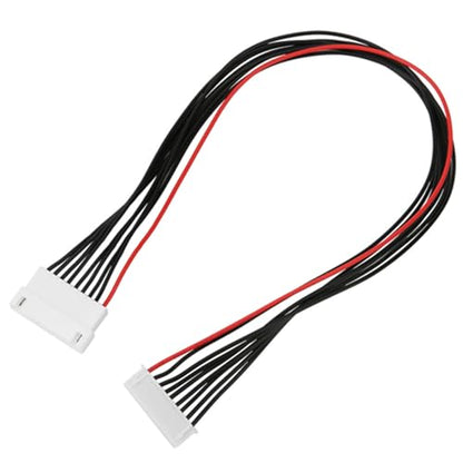 LiPo Balance Extension Wire, Plastic Metal JST XH 8S Balance Plug Extension Wire Set, 10 Pack 30cm Length, for LiPo Battery Charging RC Car Plane Replacement