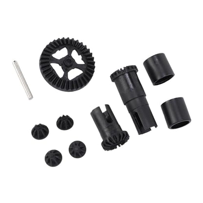 Alomejor RC Car Differential Gear Set, Front Rear Differential Pinion Gear Set for, with High Strength Plastic for Stable Performance