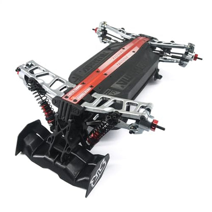 Hobby Details Aluminum Upgrade Parts Set for ARRMA Mini Kraton 4x4 1/16, Front & Rear A-Arms, Knuckle, Steering,Titanium Color (Rear Lower Arm Set) - color: Rear Lower Arm Set