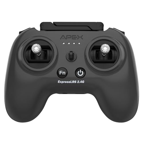 APEX RC Radio Transmitter ，FPV Controller with VR70 and ELRS 2.4G V3-V3.3,Supports FPV Simulators,No dongle Required,Suitable for Beginners,Built-in HF Head with 500mW,2000 mAh,G-129