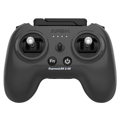 APEX RC Radio Transmitter ，FPV Controller with VR70 and ELRS 2.4G V3-V3.3,Supports FPV Simulators,No dongle Required,Suitable for Beginners,Built-in HF Head with 500mW,2000 mAh,G-129