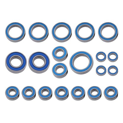 ApplianPar 21Pcs RC Ball Wheel Hub Sealed Bearings Kit | for Traxxas Slash 4x4 Rustler Stampede 4X4 VXL Telluride 1/10 Rubber Seals