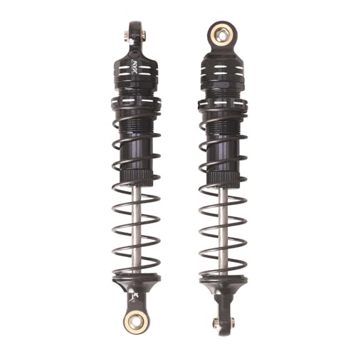 KYX Racing Aluminum Suspension Shock Absorber 100mm Damper for 1/10 RC Crawler Car Traxxas TRX4 TRX6 Axial Wraith SCX10 II III Gen8 Gen9 D90 (2pcs)