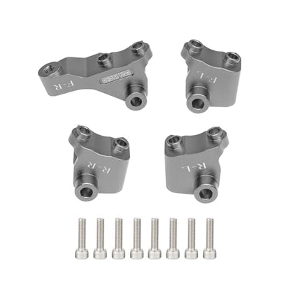 Aluminum Link Mounts Suspension Links Axle Mount Set for 1/10 RC Crawler Car TRX4 Upgrade Parts-Replaces Part 8227-Titanium - color: Titanium