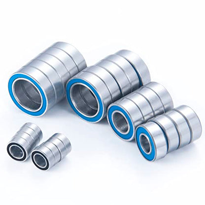 26PCS Complete Blue Ball Bearings Kit for Tekno EB410&ET410&EB410.2 | ET410.2 Upgrade Parts