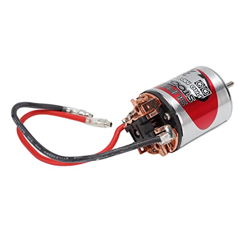 Generic 540 Brushed Motor, Iron with External Replaceable Carbon Brush, High Torsion Strong Magnetic Force for RC Climbing Car Axial Scx10 1/10 Refitting (17T) - size: 17T