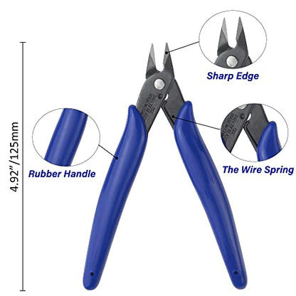 Professional Solder Assist Tool Solder Auxiliary Tool Double Sided Aid Repair Soldering kit with Wire Cutter for Soldering and Desoldering (12 Pieces) - size: 12Pack