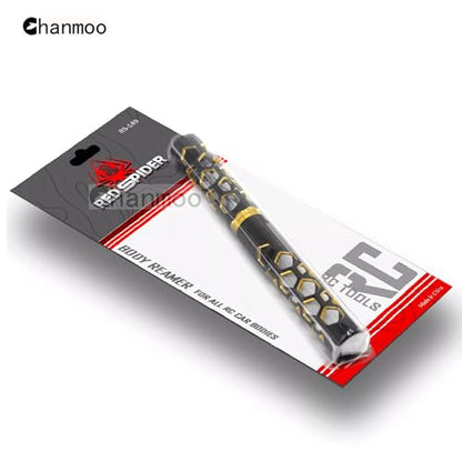 RC Aluminum Alloy Expanding Hole Puncher Opener Reamer Tools Gold-Black with Protective Sleeve 0-14mm for RC Crawler Truck Off Road Car Traxxas Axial HSP Arrma Tamiya Boat Drone Body Shell