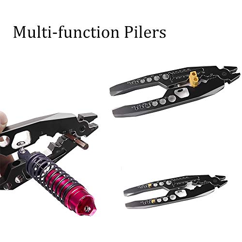 GLOBACT Metal RC Shock Absorber Pliers Multifunction Ball Clamp Tool