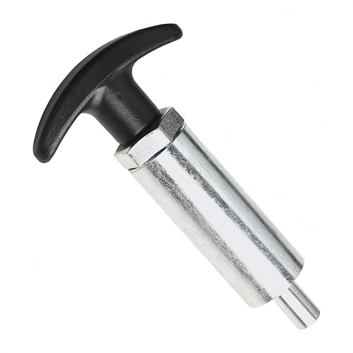 Handle Locking Spring Loaded Pull Pin /Pop Pin Shank,Steel Tire Carrier Pin Handle Knob Round Nut (2Pack, 1/2" Diameter) - color: 2Pack, size: 1/2" Diameter