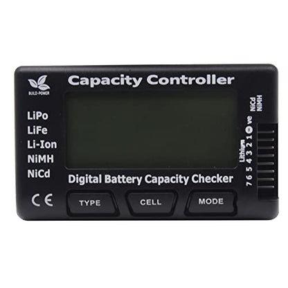 Blomiky 5 in 1 Lipo Li-ion Life NiCd NiMH Battery Cell Capacity Percentage Checker Voltage Tester Battery Balancer Cell Meter 7