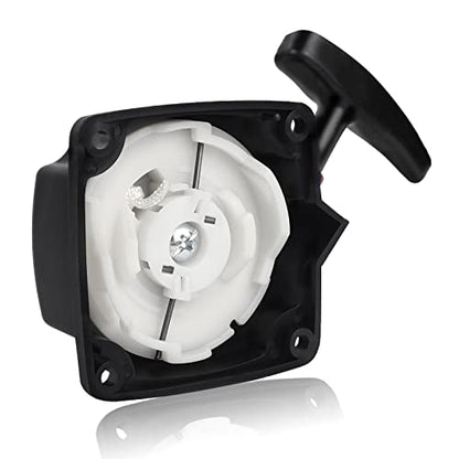 FLYPIG Recoil Pull Starter for 33cc 43cc 47cc 49cc 50cc Engine | Pocket Bike Dirt Bike Gas Scooter Chopper ATV Quad Mini-Choppers, Earthquake E43 Earth Auger Power Head
