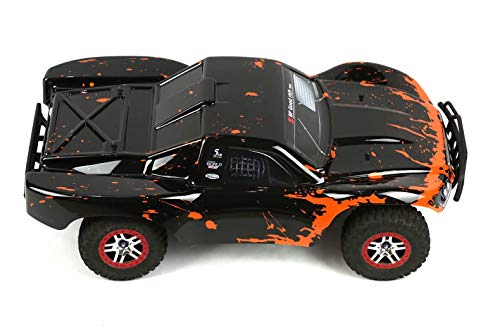 SummitLink Compatible Custom Body Muddy Orange Over Black Replacement for 1/10 Scale RC Car or Truck (Truck not Included) SS-BR-02
