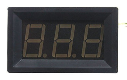 UCTRONICS -30-800 Degree Centigrade Digital Temperature Meter Blue LED Display K-Type Thermocouple Temp Sensor 2-Wires Reverse Polarity Protection with Black Case