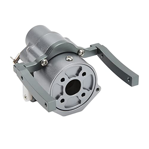 VBESTLIFE RC Front Gearbox, Aluminum Alloy Transmission Case for Axial SCX10 1/10 Crawler Upgrade Parts 313mm Wheelbase CNC Machined - color: Titanium