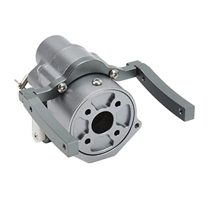 VBESTLIFE RC Front Gearbox, Aluminum Alloy Transmission Case for Axial SCX10 1/10 Crawler Upgrade Parts 313mm Wheelbase CNC Machined - color: Titanium