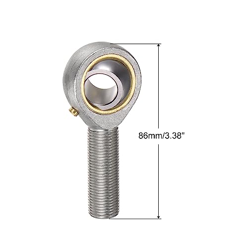 uxcell POSB10 5/8 Inch Male Rod End Bearing Set - 2pcs of 5/8-18 Left and Right Hand Thread Rod Ends with Jam Nut - size: 5/8
