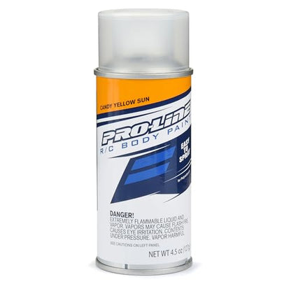 Pro-Line Racing RC Body Spray Paint - Candy Yellow Sun PRO644002