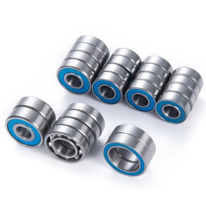 Compatible with Axial for Capra F9 1/10 RC Crawler Car Truck Parts Accessories 24Pcs Wheel Hub Axles Sealed Bearing Kit RC Accessories