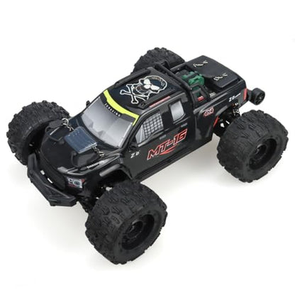 ZD Racing MT-16 1/16 Remote Control Truck Compatible with 3S Batteries, 2.4G Brushless 80KM/H RC Climbing Car Off Road RC Truck Buggy Mini Electric Rock Crawler Gift -RTR - style: ZD Racing MT-16 1/16, Black