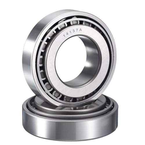 2 Pack 14137/274 Tapered Roller Bearing Cone and Cup Set | 1.375" Bore 2.717" OD 0.7813" Cup Width, Chrome Steel Taper Bearings Set, ABEC-3 - size: 14137/14274