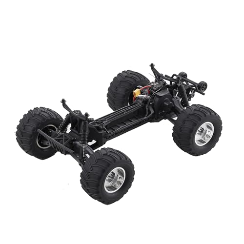 FMS 1/10 Ford F-100 RC Monster Truck, RS Without Battery, Hobby Grade RC Crawler 2WD Off-Road Truck for Adults (First Blood) - style: First Blood