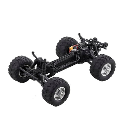 FMS 1/10 Ford F-100 RC Monster Truck, RS Without Battery, Hobby Grade RC Crawler 2WD Off-Road Truck for Adults (First Blood) - style: First Blood