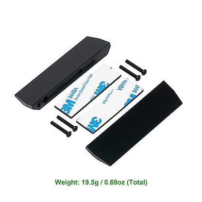 AMK 1 Pair of TRX4M Metal Side Steps(Running Boards,Side Pedals,Foot-Plate) for 1/18 RC Crawlers Mustang Defender Upgrades