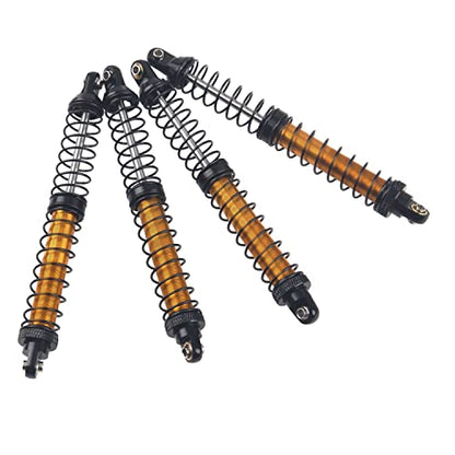 4Pcs ShareGoo Metal Shock Absorber 70/80/90/100/110/120mm Damper Compatible with Tamiya CC01 Traxxas TRX4 Axial SCX10 D90 D110 RR10 1/10 RC Crawler Car (120mm Hole Distance) - size: 120mm Hole Distance