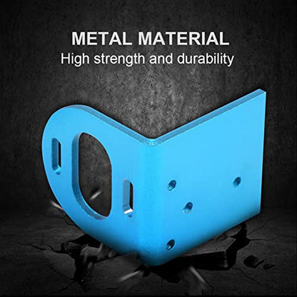 Motor Mounting Bracket, Small Metal Motor Holder, Adjustable Motor Mounting Holder Replacement Parts, 1.39 x 1.5 x 1.49 Inch Bracket Seat Base for 3650 3660 540 Motor, Blue