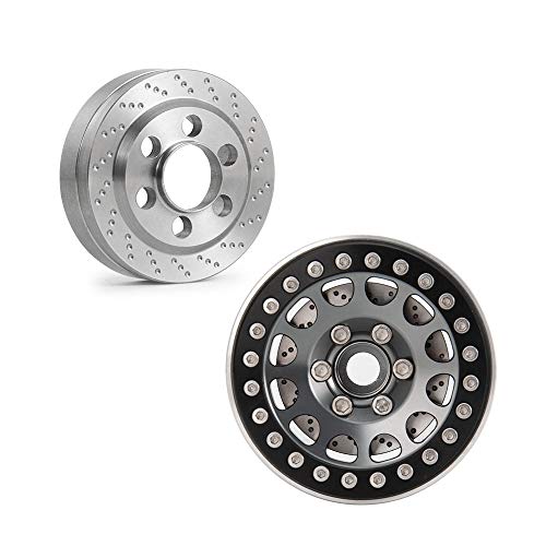 4pcs Stainless Steel RC Car 1.9" Beadlock Wheel Weight Block 56g Counterweight Upgrade Parts for 1/10th SCX10 TRX4 Redcat Gen8 Gen7