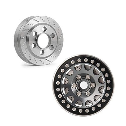 QUE-T 4pcs Heavy Duty Wheel Weights for 1/10 RC 1.9" Beadlock Rims Crawler - color: Fit for 1.9" Wheel