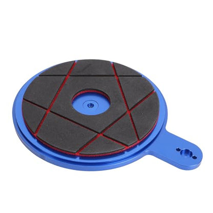GOWENIC RC Car Tire Gluer Tool Reliable Alloy Mounting Glue Kit for 1/8 1/10 RC Cars Blue, Seamless Fit for Appearance Performance Improvement