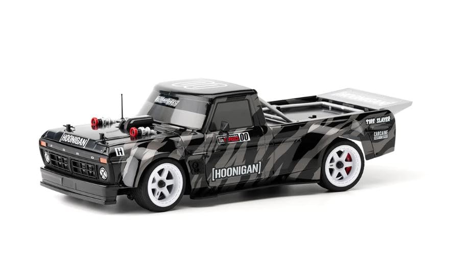 Flybar Hoonigan, Hoonitruck Remote Control Car for Kids – RC Car, RC Cars, Race Car, 3.7V, 2.4 GHz, Detailed Replica Design, USB Rechargeable Battery Included, 1:16 Scale, 150 ft Range, 6 Mph - size: 1:16, style: Hoonitruck