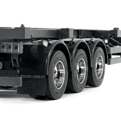 Orlandoo Hunter 1:32 Trailer Assembly Kit for RC Truck, Towing Semi Trailer, Skeleton Truck Container Trailer OH32N03 KIT, Trailers for Hauling Behind Car - color: Black