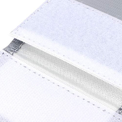 Glass Fiber Lithium Ion li po Safe Bags Fireproof Explosion Proof Storage Pouch Box Protector for Charging and Storage 10x20cm Silver , Battery Bag , Glass Fiber Lithium Ion li po Safe Lipo Bags