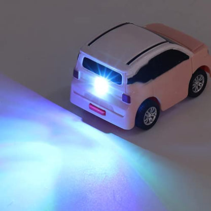 SIXRUN Mini Remote Control Car Watch Toy for Kids, 2.4GHz RC Racing Car with LED Lights, USB Rechargeable, 30m Range, Adjustable Silicone Strap, Birthday Gift for Boys Girls Ages 3+ - color: Pink