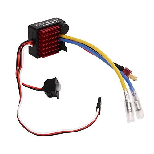 60A Brushed Waterproof ESC 6V 2A Output for 540 550 380 370 Motor 1/10 RC Car Boat Accessories